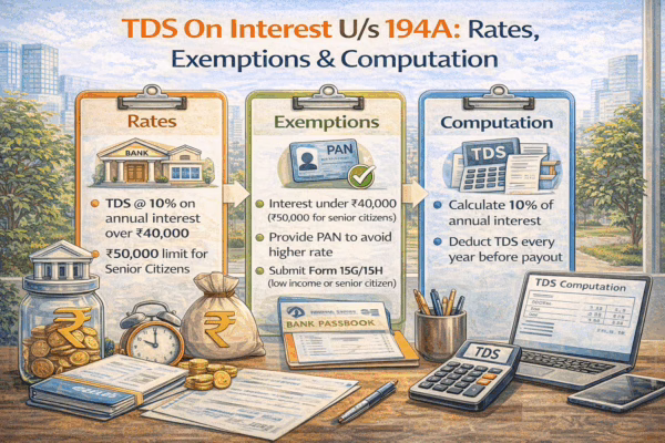 TDS On Interest U/s 194A