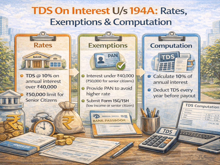 TDS On Interest U/s 194A