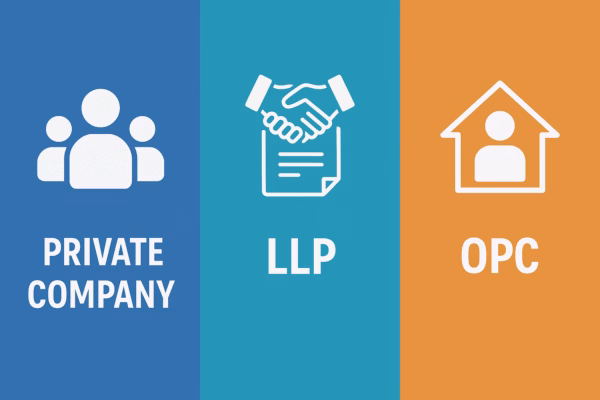 What Is An Private Limited vs LLP vs OPC: