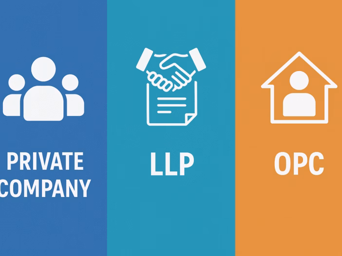 What Is An Private Limited vs LLP vs OPC: