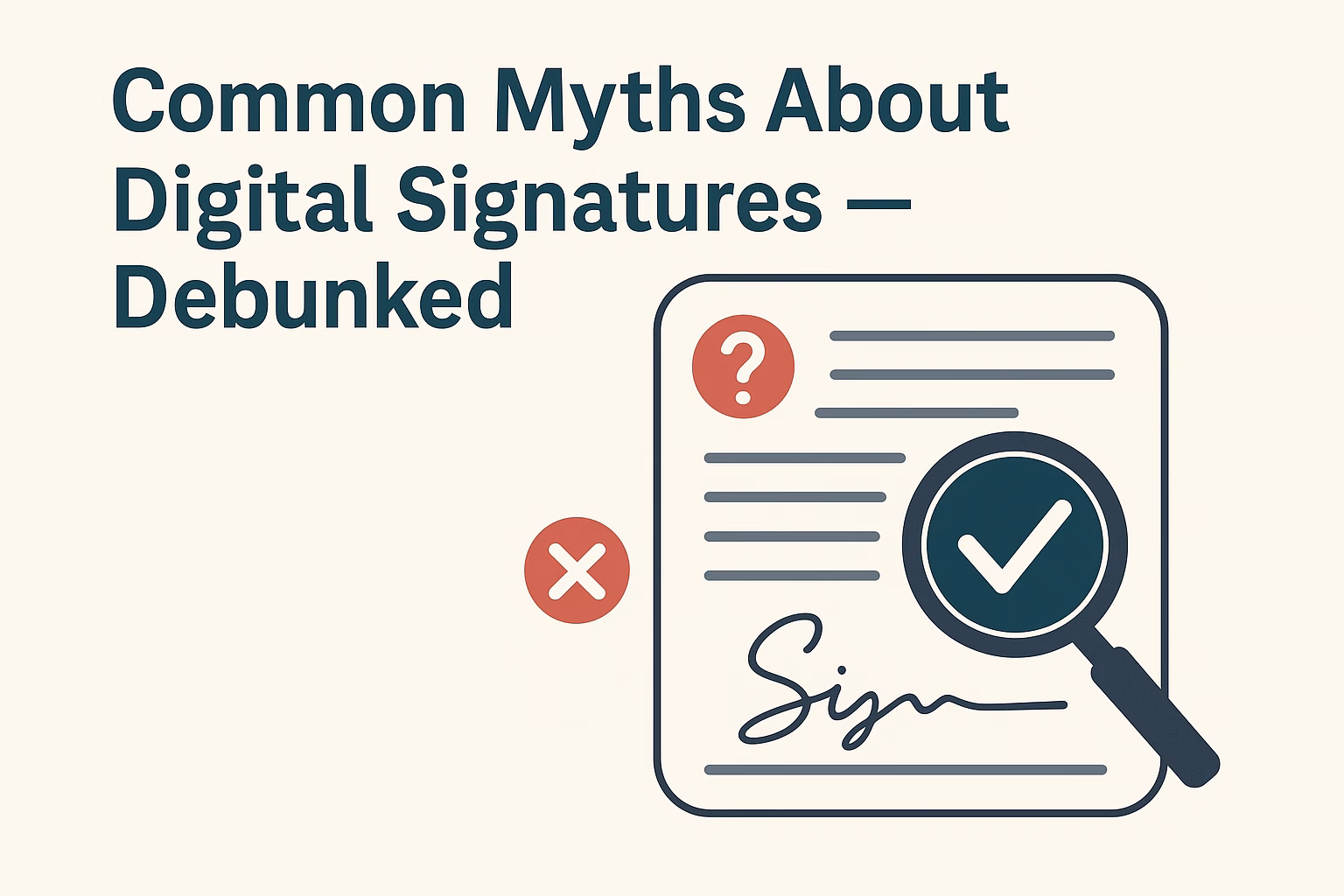 Common Myths about Digital Signatures