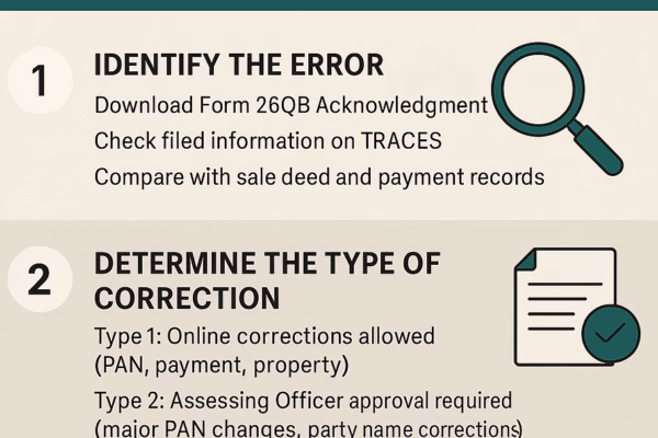 Common Errors In Form 26QB Filing