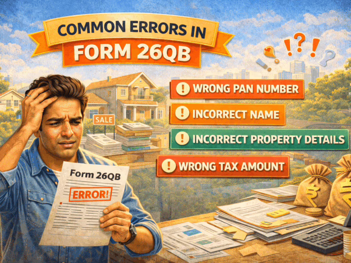 Common Errors In Form 26QB Filing