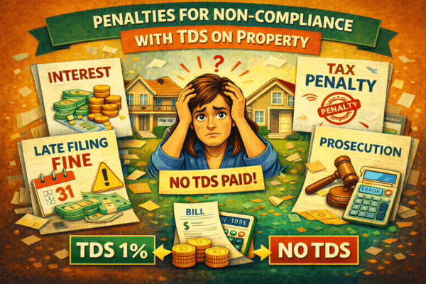 PENALTIES FOR NON-COMPLIANCE WITH TDS ON PROPERTY