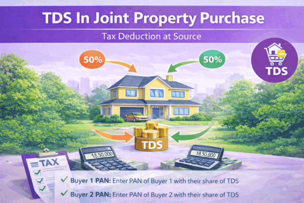 TDS IN JOINT PROPERTY PURCHASE: