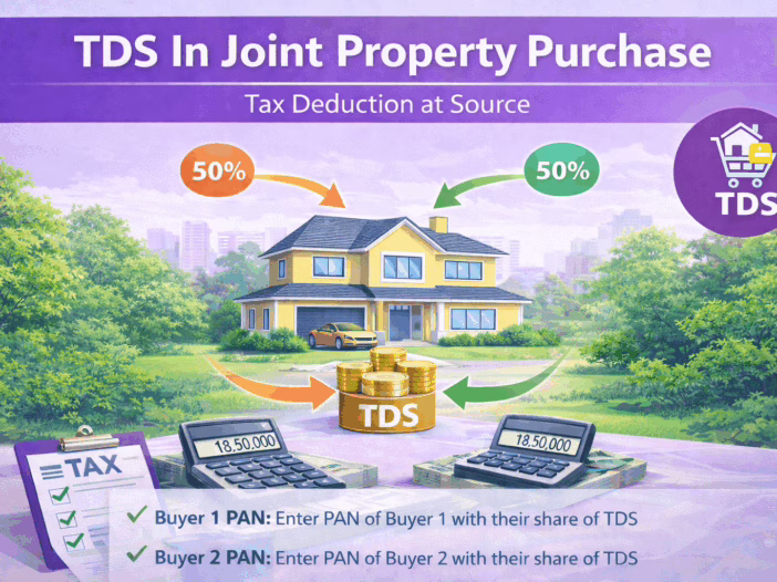 TDS IN JOINT PROPERTY PURCHASE: