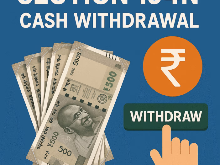 Section 194N TDS On Cash Withdrawal from Bank