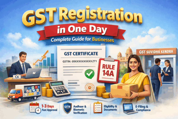 GST Registration in One Day