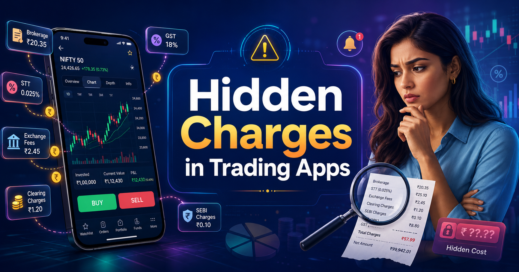 Hidden Charges in Trading Apps