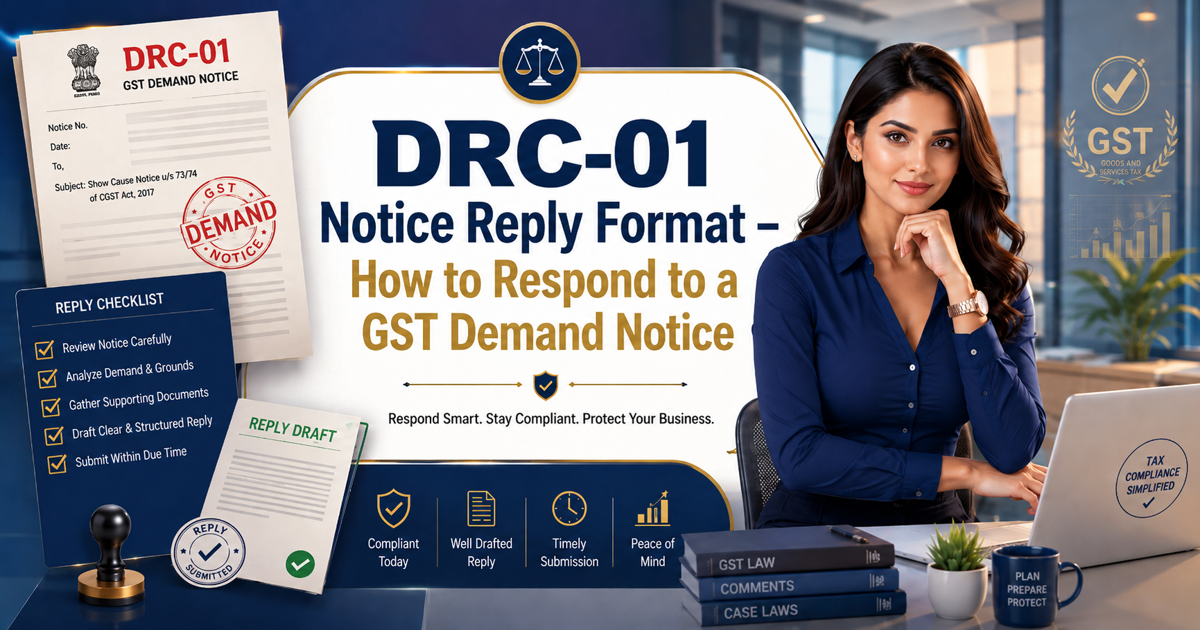 DRC-01 Notice Reply Format – How to Respond to GST Demand Notice