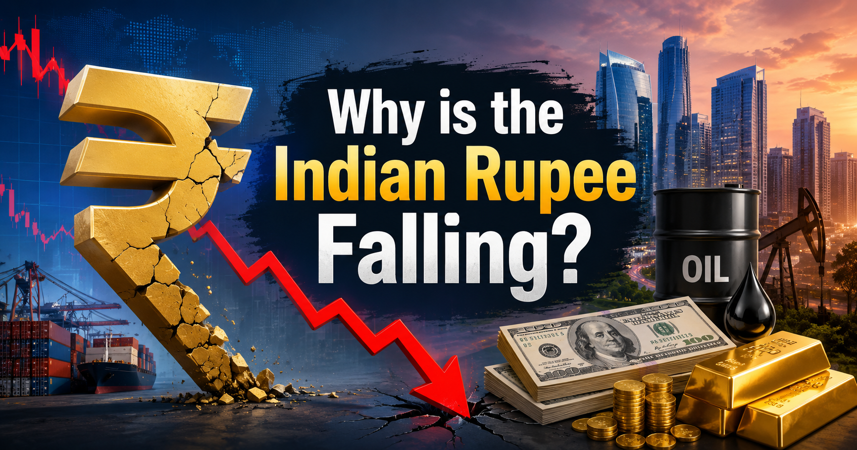 Why is the Indian Rupee Falling