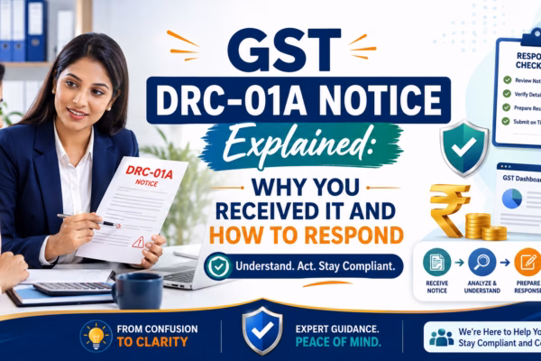 GST DRC-01A Notice Explained Why You Received It and How to Respond