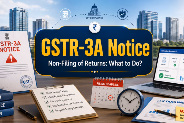 GSTR-3A Notice for Non-Filing of Returns What to Do