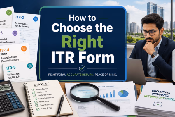 How to Choose the Right ITR Form