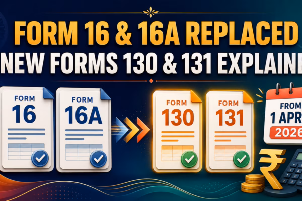 Form 16 and 16A Replaced New Forms 130 and 131 Explained