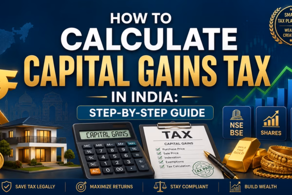 How to Calculate Capital Gains Tax in India Step-by-Step Guide