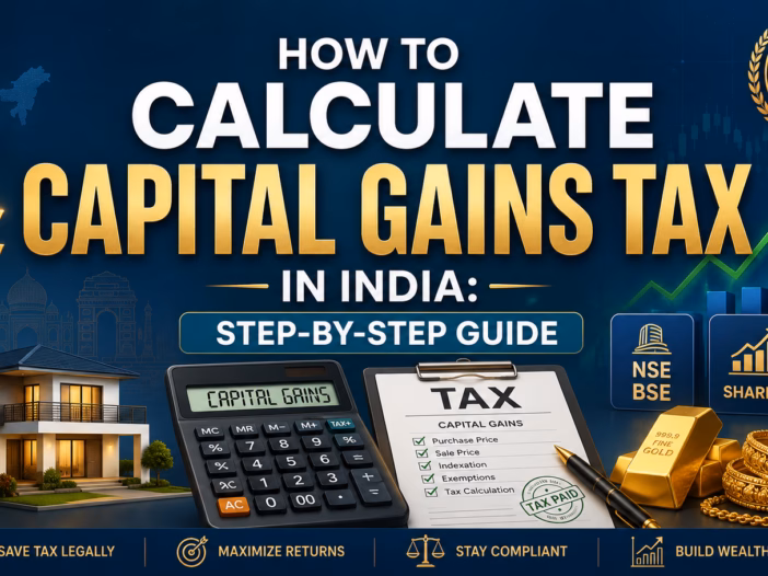 How to Calculate Capital Gains Tax in India Step-by-Step Guide