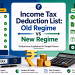 Income Tax Deduction List Old Regime vs New Regime