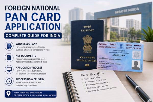 Foreign National PAN Card Application Complete Guide for India