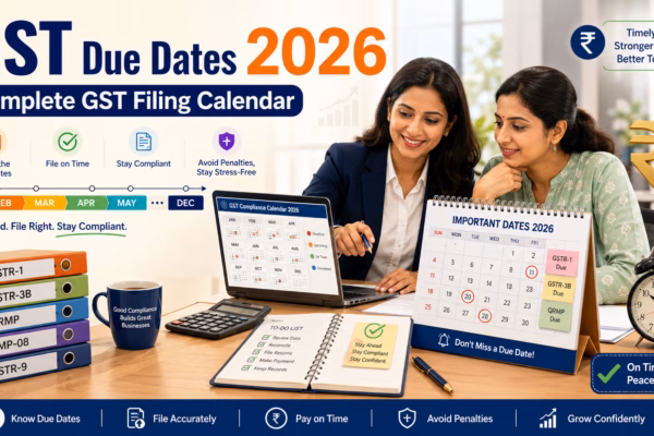 GST Due Dates 2026 Complete GST Filing Calendar & Compliance Guide