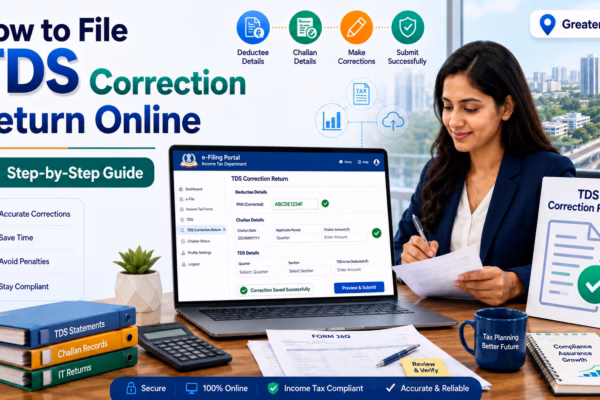 How to File TDS Correction Return Online Step-by-Step Guide