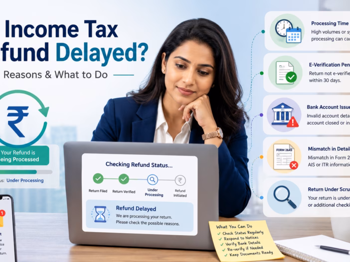 Income Tax Refund Delayed Reasons & What to Do