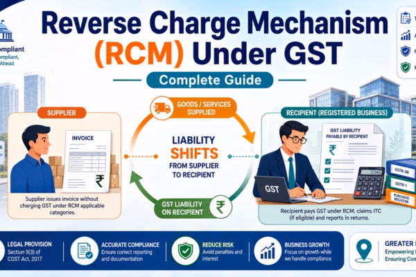Reverse Charge Mechanism (RCM) Under GST Complete Guide