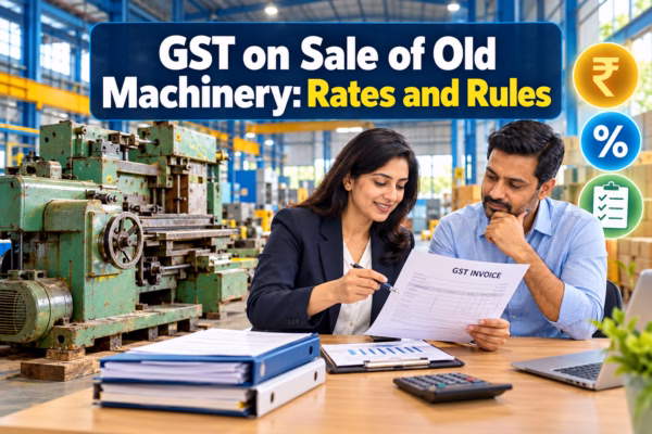 GST on old machinery_ rates and rules