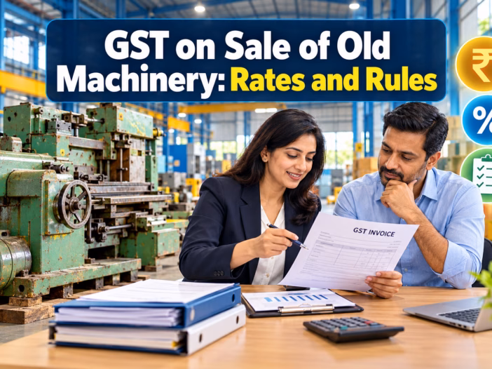 GST on old machinery_ rates and rules
